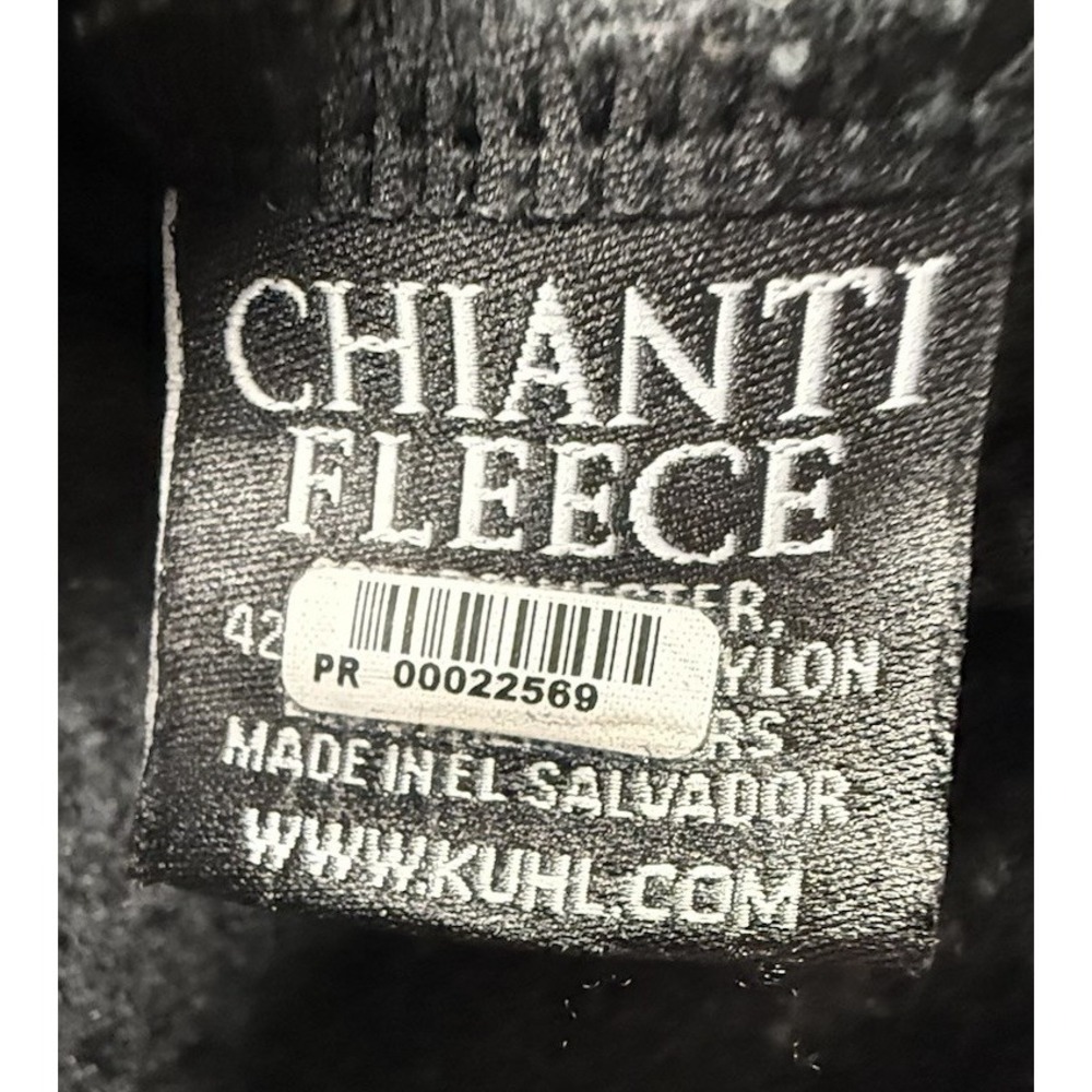 Kuhl Chianti Fleece Womens Medium Black Quarter Zip Performance Hiking Pullover - Picture 6 of 7